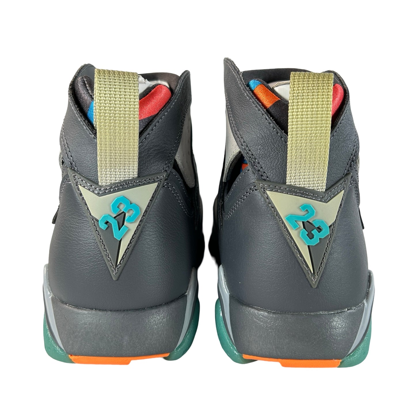 304775 016 Jordan 7 Retro Barcelona Days 2015 [CONDITIONAL] - 8.5 M (Yellowing) (Scratch on Left Shoe)