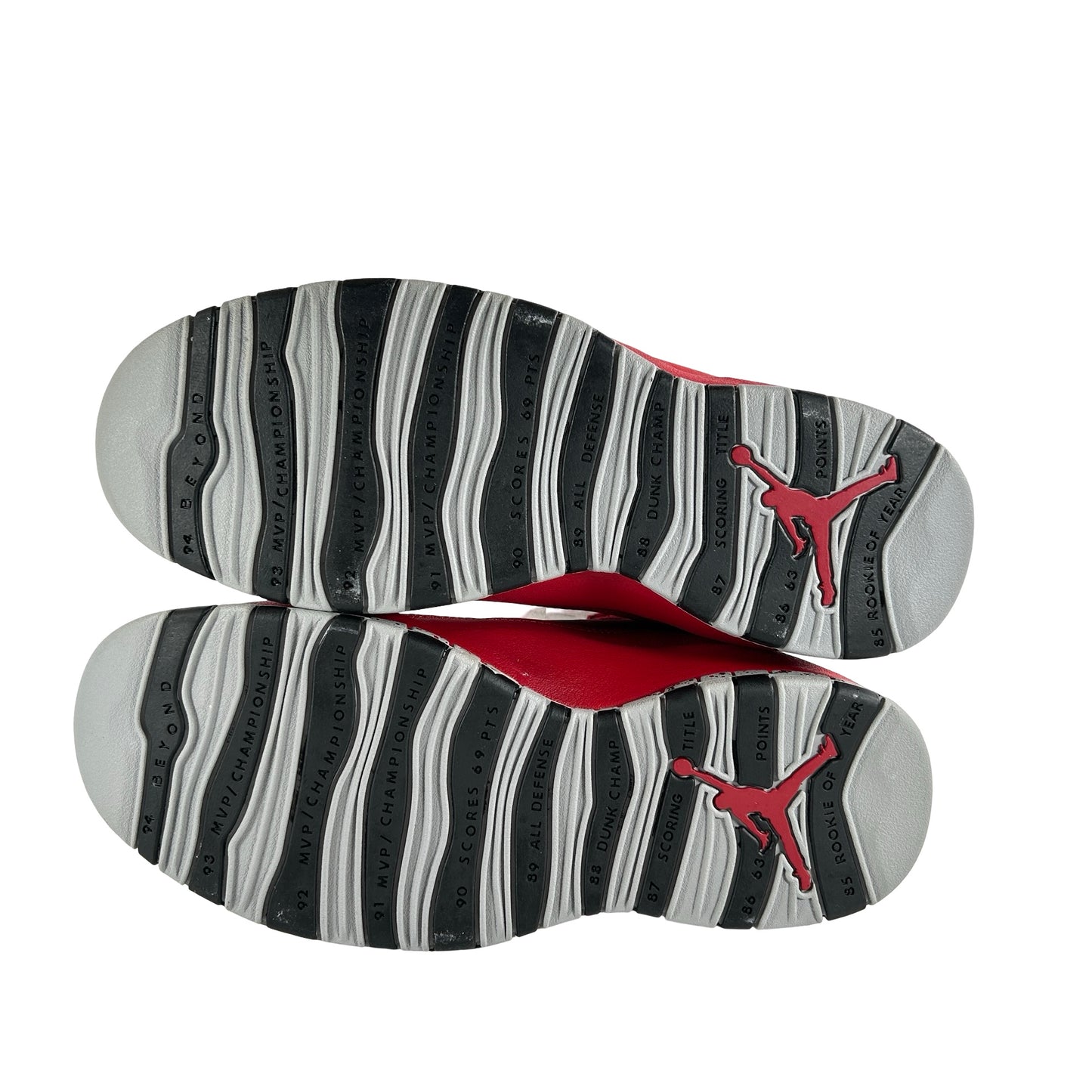 705178 601 Jordan 10 Retro Bulls Over Broadway [CONDITIONAL] - 11.5 M (Glue stain inner left shoe)