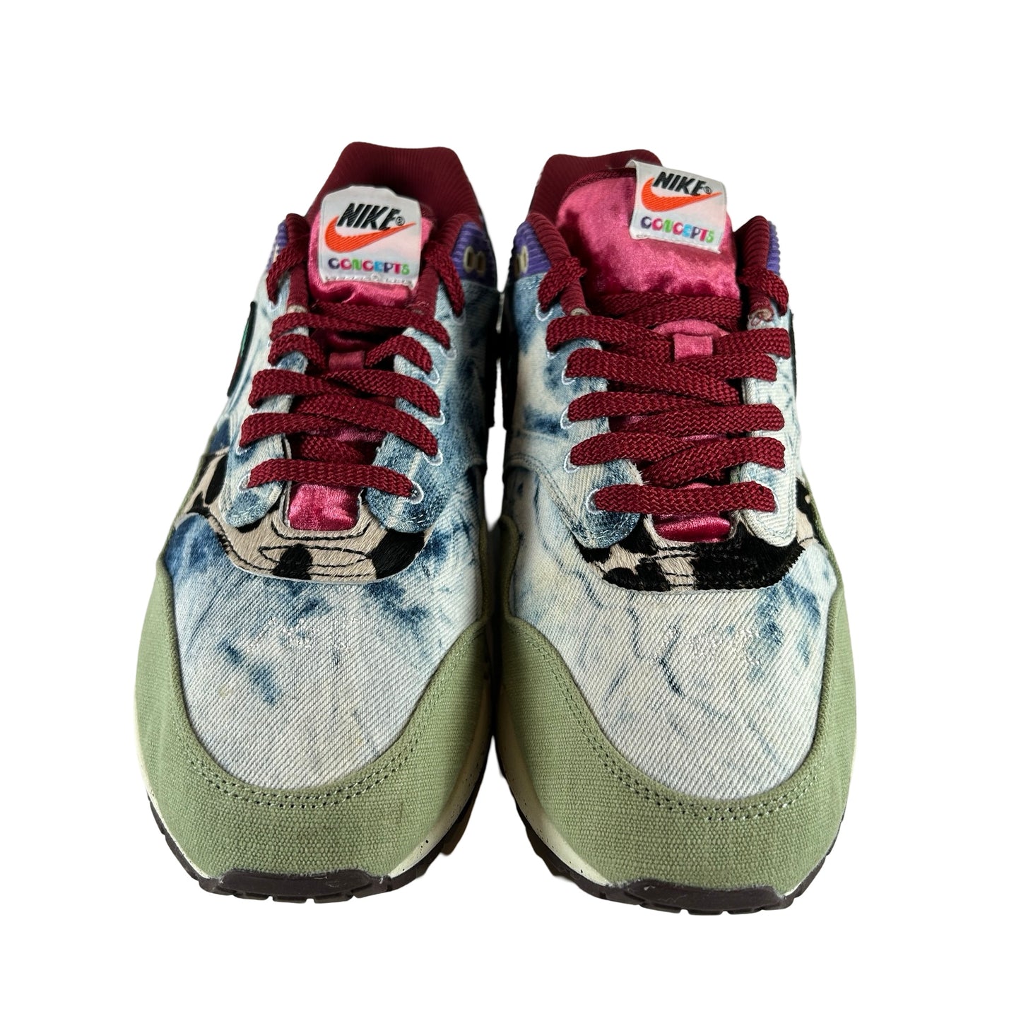 DN1803 300 Nike Air Max 1 Concepts Denim Oliva Lona