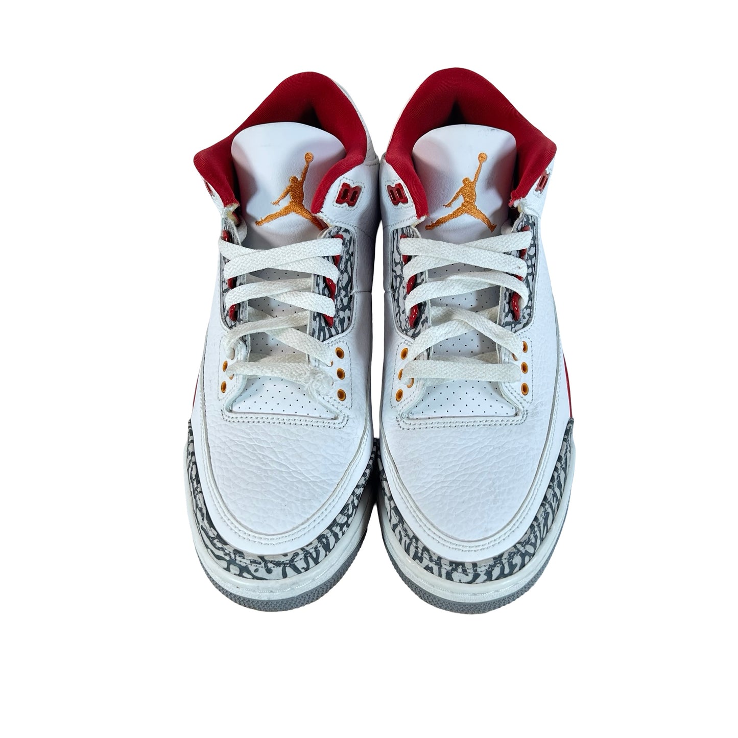 CT8532 126 Jordan 3 Retro Cardinal Red [USED] - 7.5 M (Used) (Replace Box)