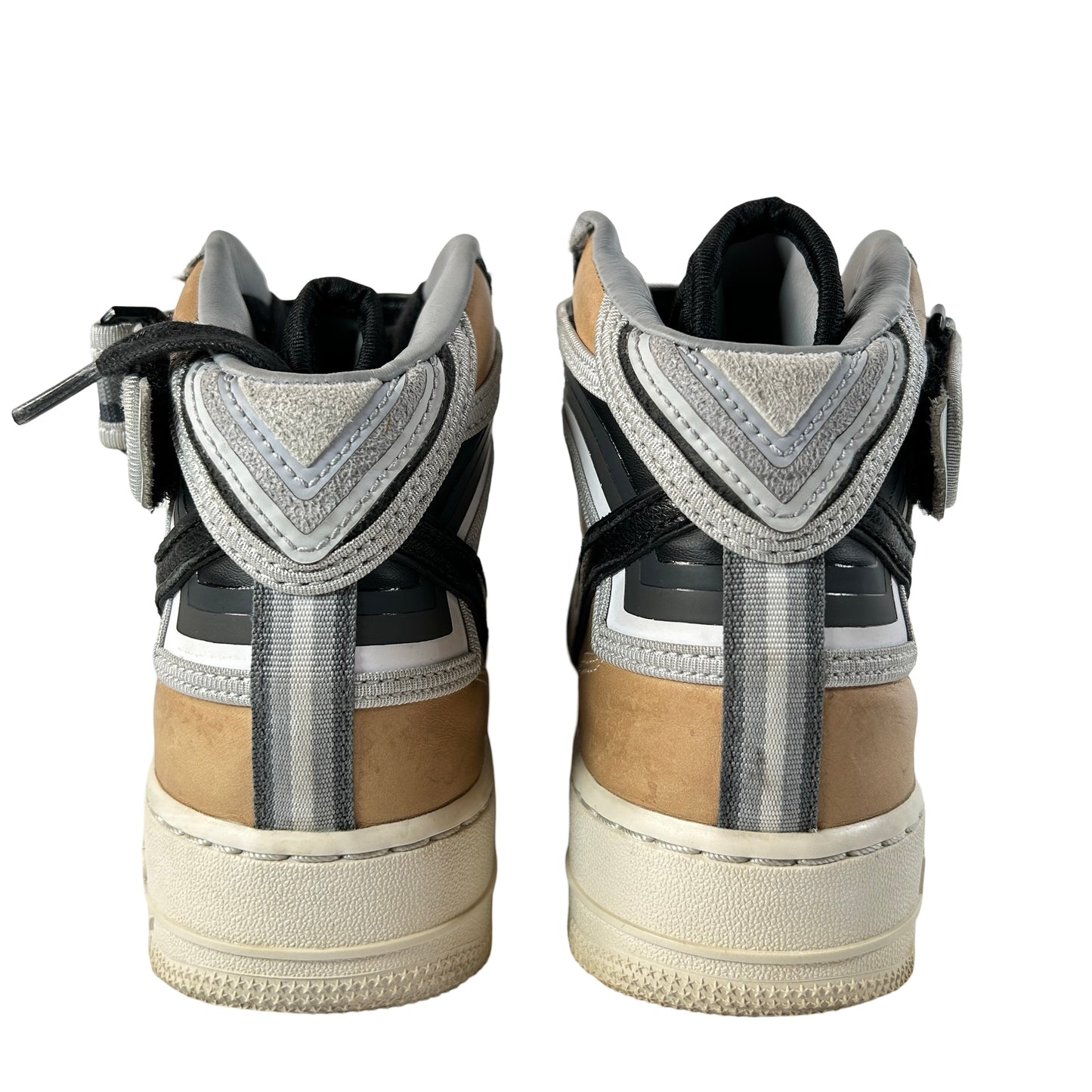 677130 200 Nike Air Force 1 Mid Tisci Tan [USED] - 4 M (Used) (No Box)