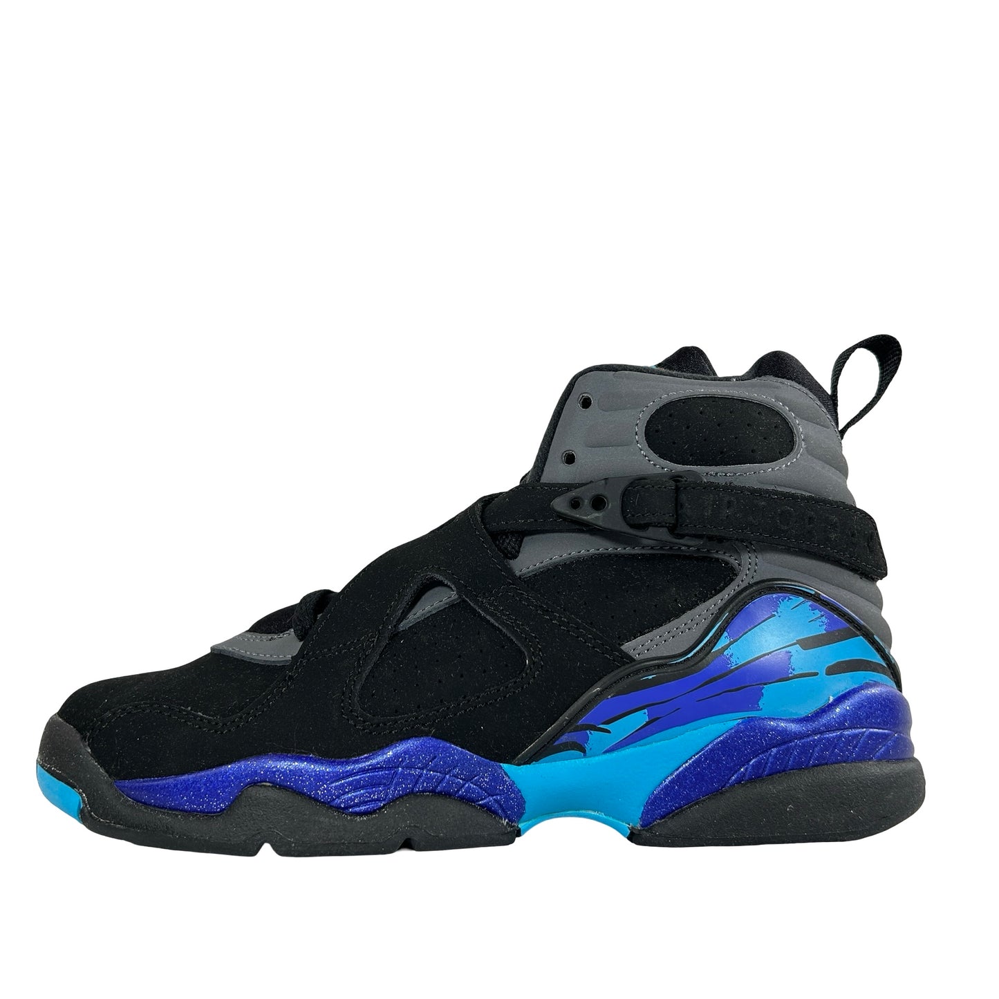 305368 025 Jordan 8 Retro Aqua (2015) (GS) [CONDITIONAL] - 5 Y (Slight Discoloration on Midsoles)