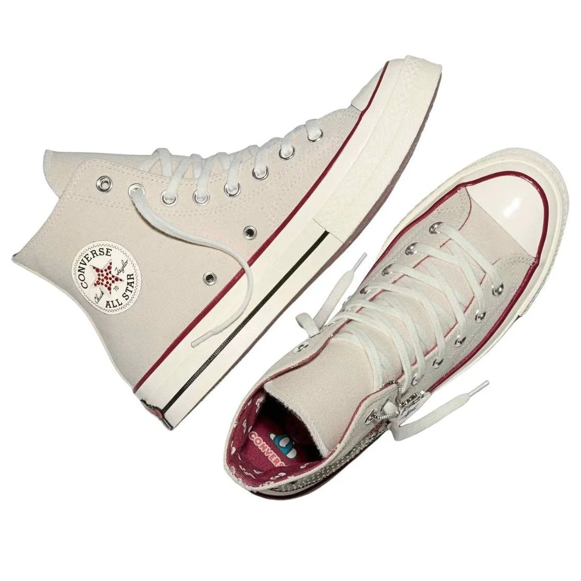 A17695C Converse Chuck 70 Hi Hello Kitty Swarovski Egret