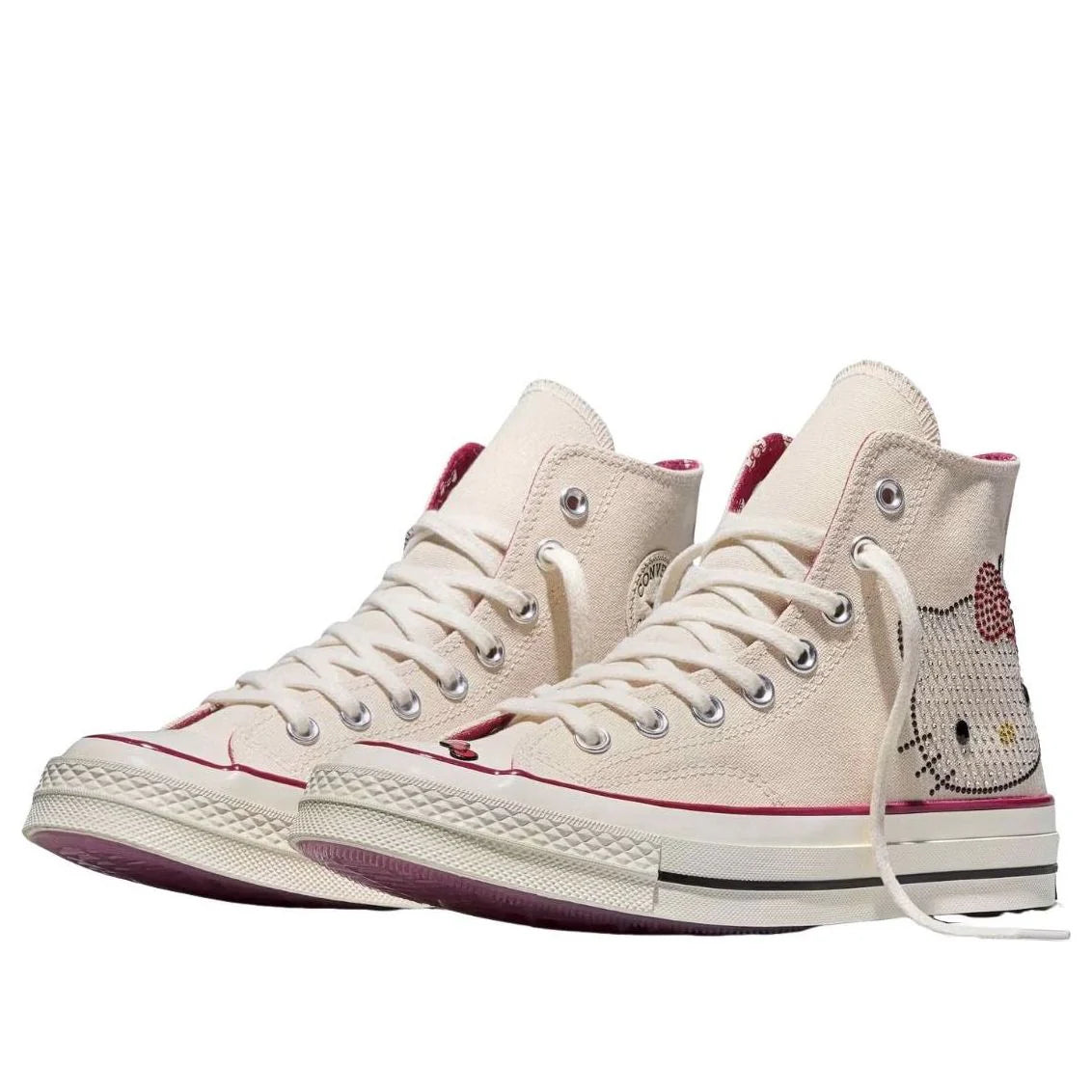 A17695C Converse Chuck 70 Hi Hello Kitty Swarovski Egret