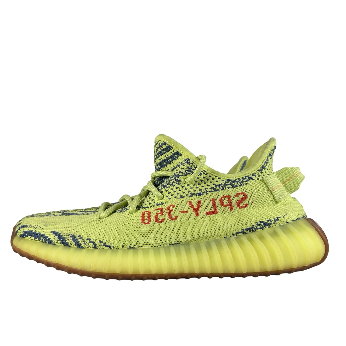 B37572 adidas Yeezy Boost 350 V2 Semi Frozen Yellow [USED] - 7.5 M (Used) (No Box)