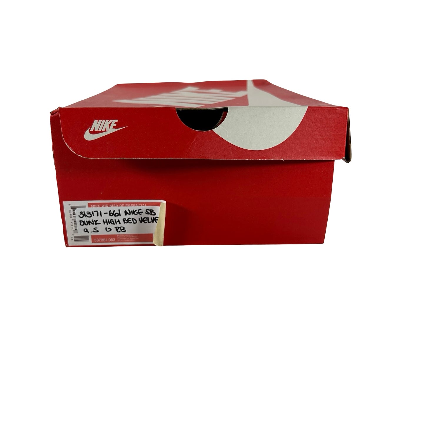 313171 661 Nike SB Dunk High Red Velvet [USED] - 9.5 M (Used) (Replace Box)