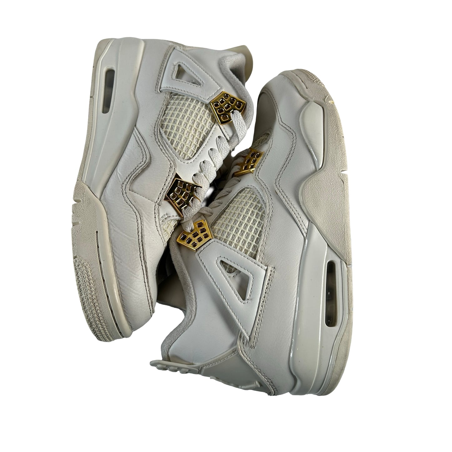 AQ9129 170 Jordan 4 Retro Metallic Gold (W) [USED] - 7 W (Used2)