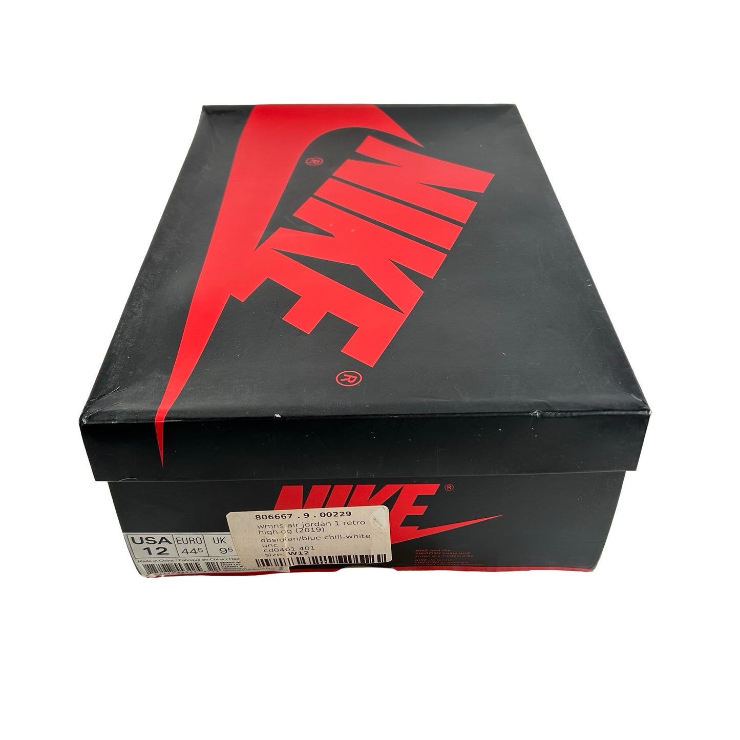 CD0461 401 Jordan 1 Retro High UNC Patent (Women's) [USED] - 12 W (Used)
