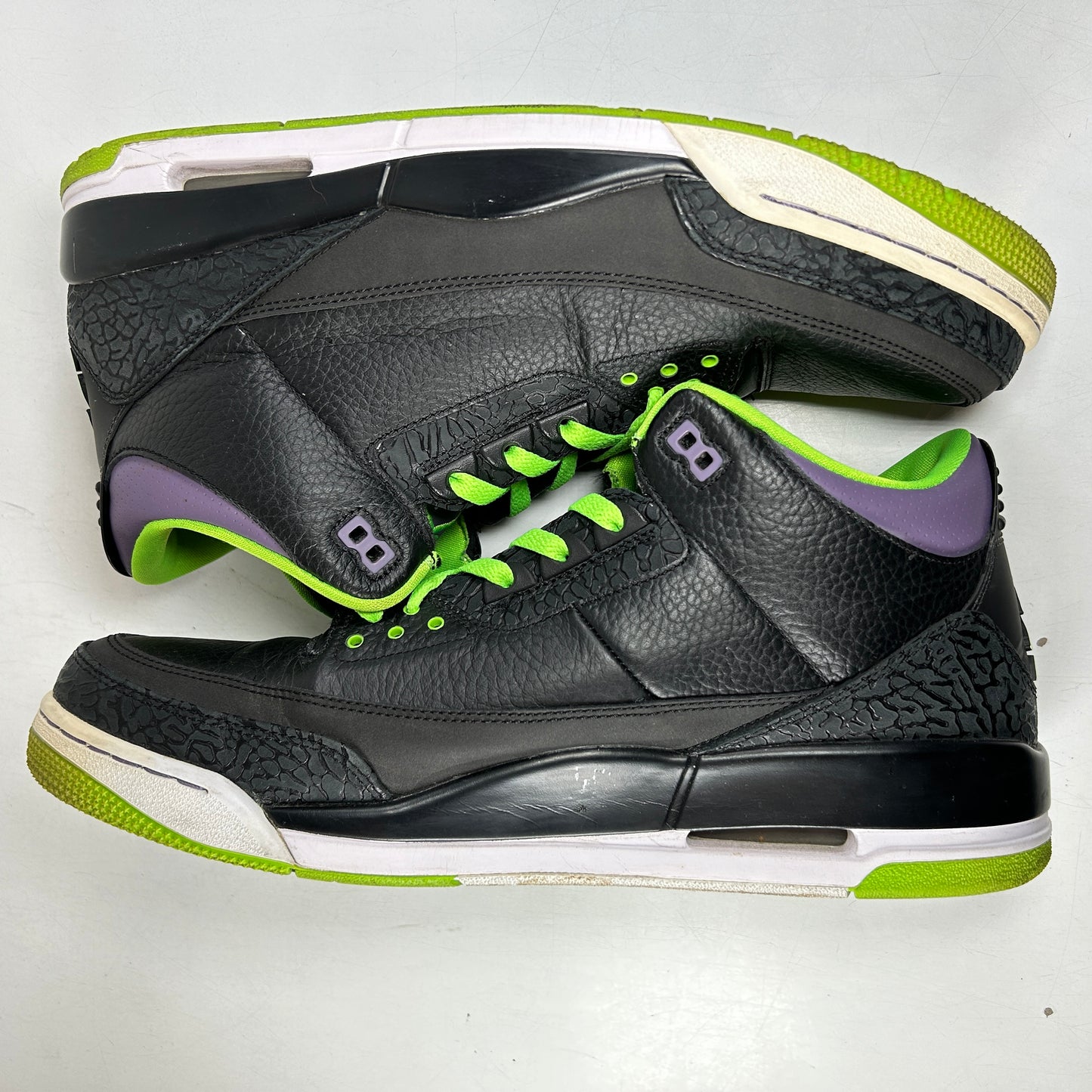 136064 018 Jordan 3 Retro Joker [USED] - 14 M (Used) (No Box)