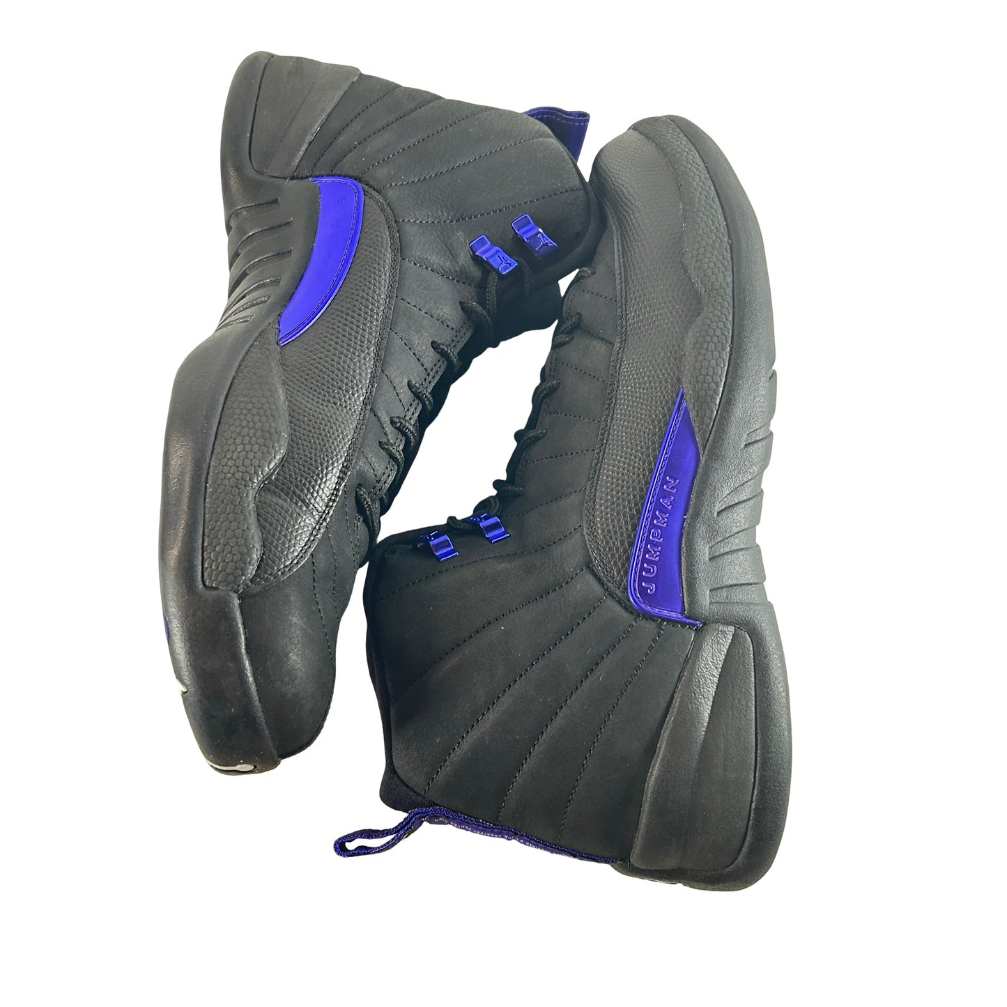 CT8013 005 Jordan 12 Retro Black Dark Concord [USED] - 13 M (Used) (No Box)