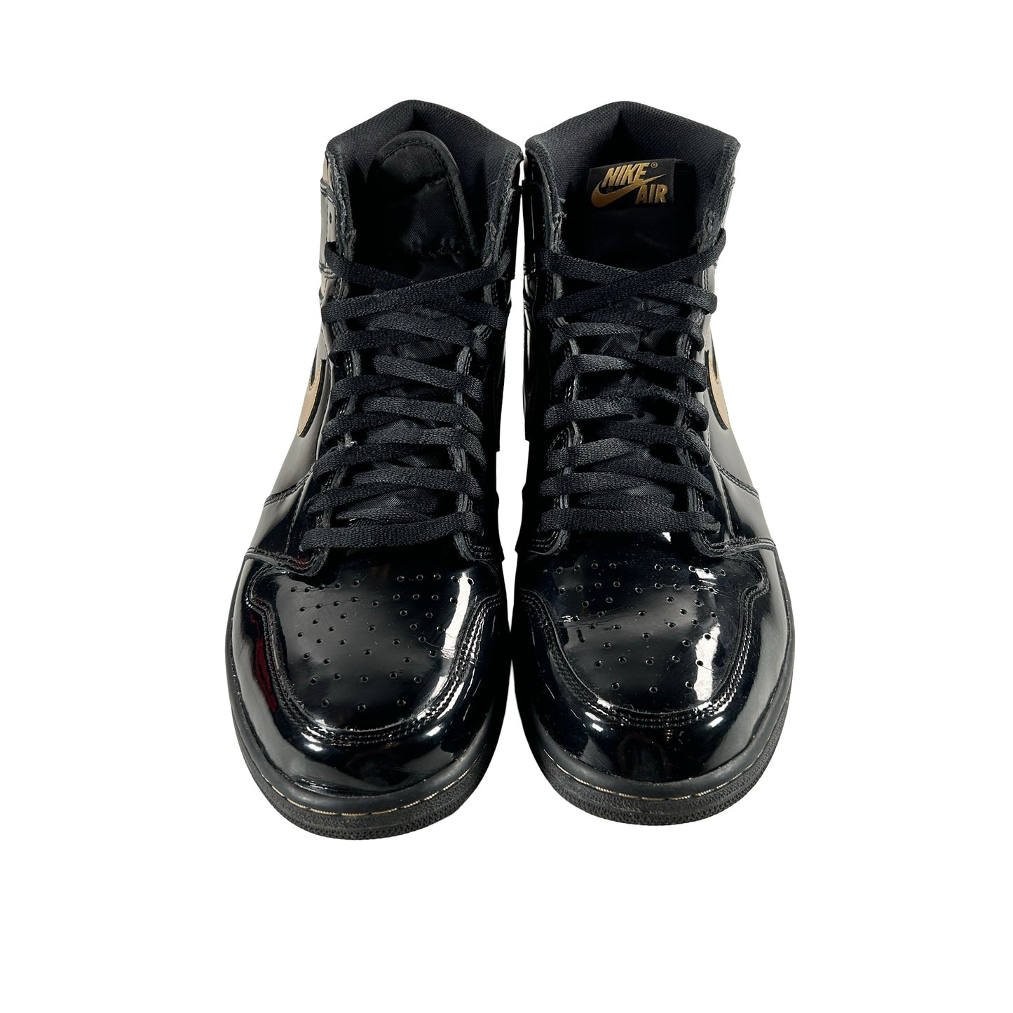 555088 032 Jordan 1 Black/Gold [USED] - 14 M (Used2)