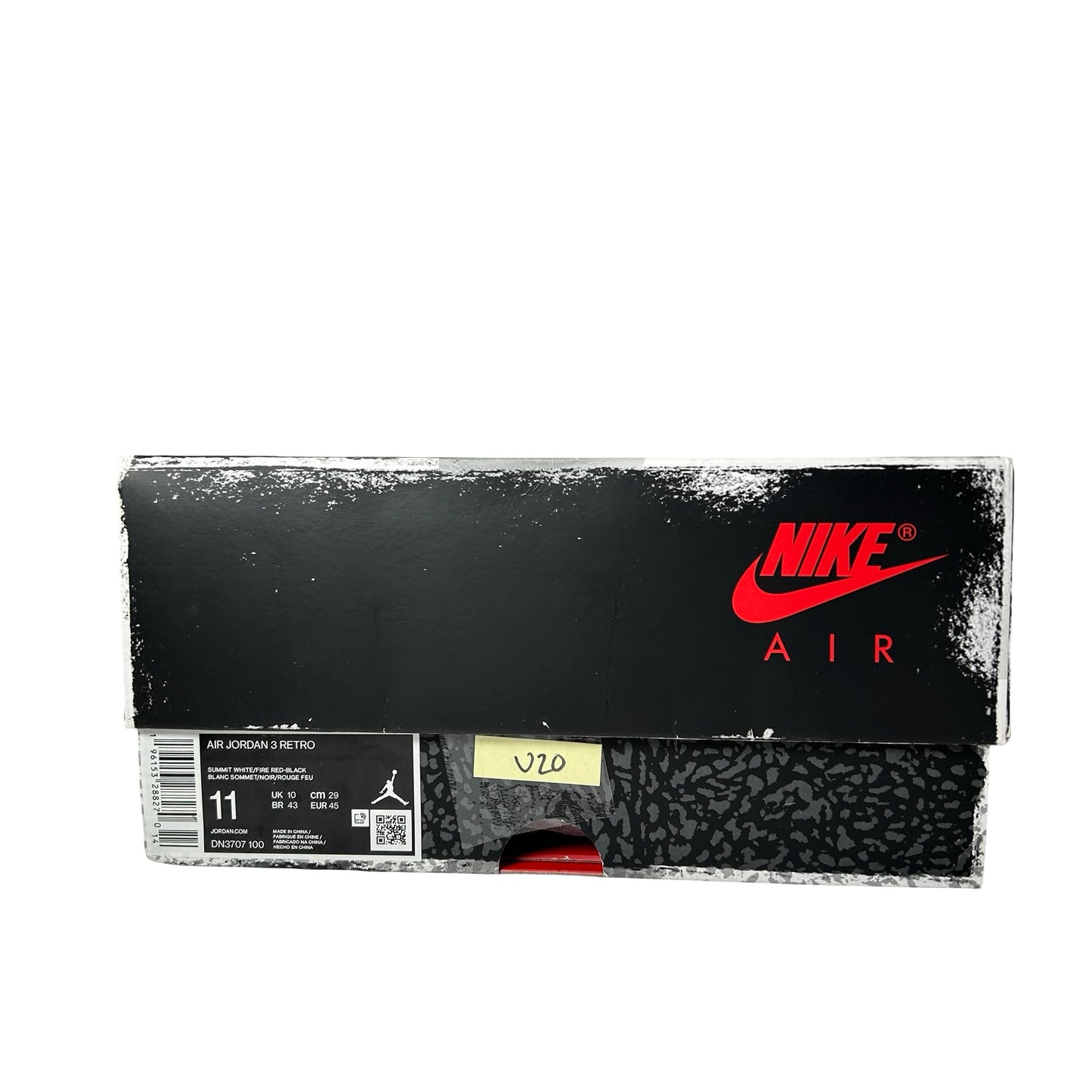 DN3707 100 Jordan 3 Retro White Cement Reimagined [USED] - 11 M (Used20)