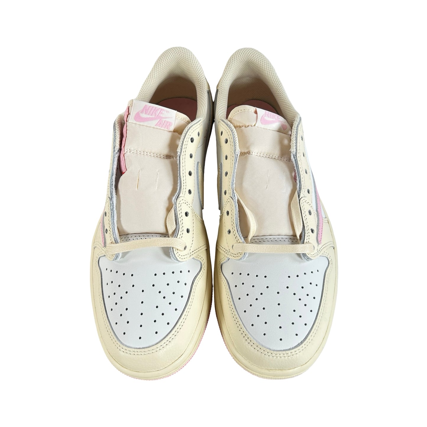 IQ7604 100 Jordan 1 Retro Low OG SP Travis Scott Shy Pink - 9 M (Ripped Insole)