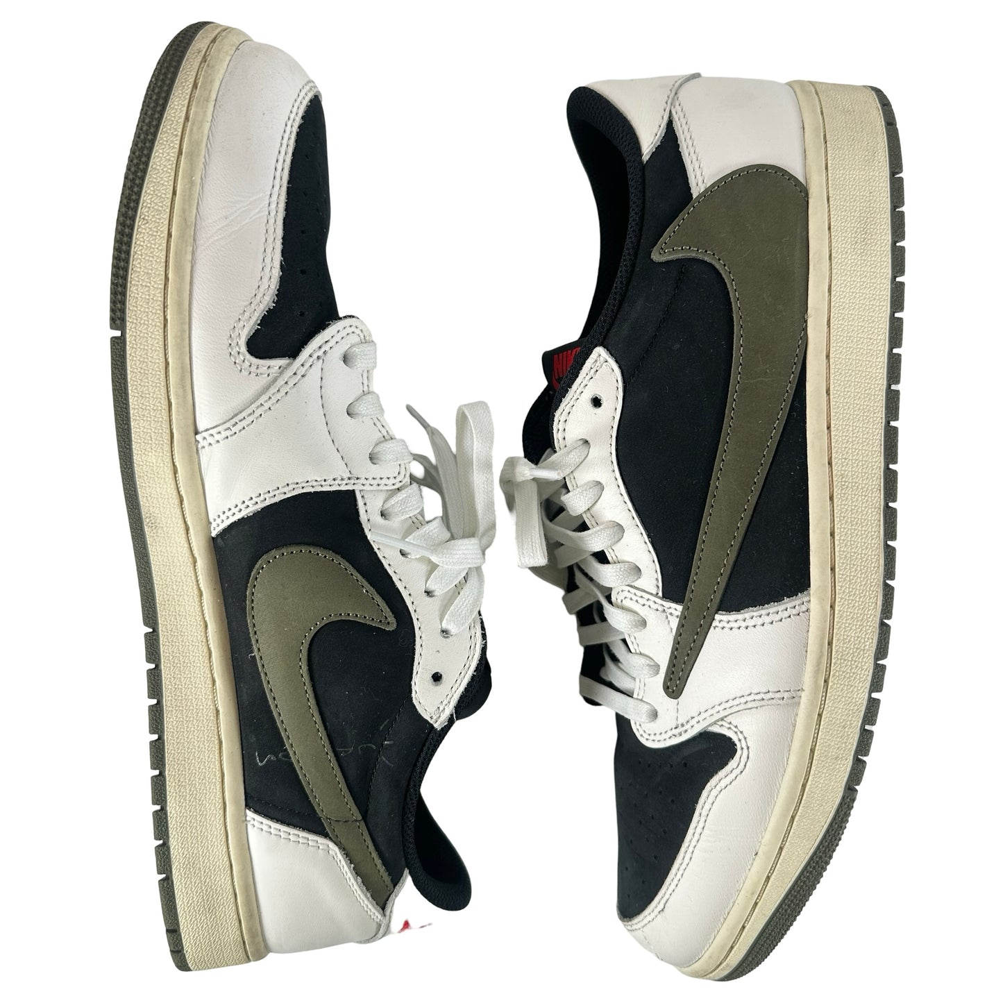 DZ4137 106 Jordan 1 Retro Low OG SP Travis Scott Olive (W) [USED] - 13 W (Used3)