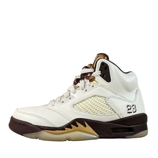 DD9336 200 Air Jordan 5 Retro Golden Ticket (Women's) [USED] - 6.5 W (Used) (No Box)