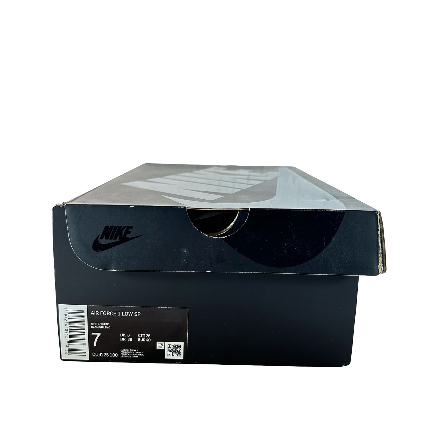 CU9225 100 AF1 Low Supreme White [USED] - 7 M (Used)