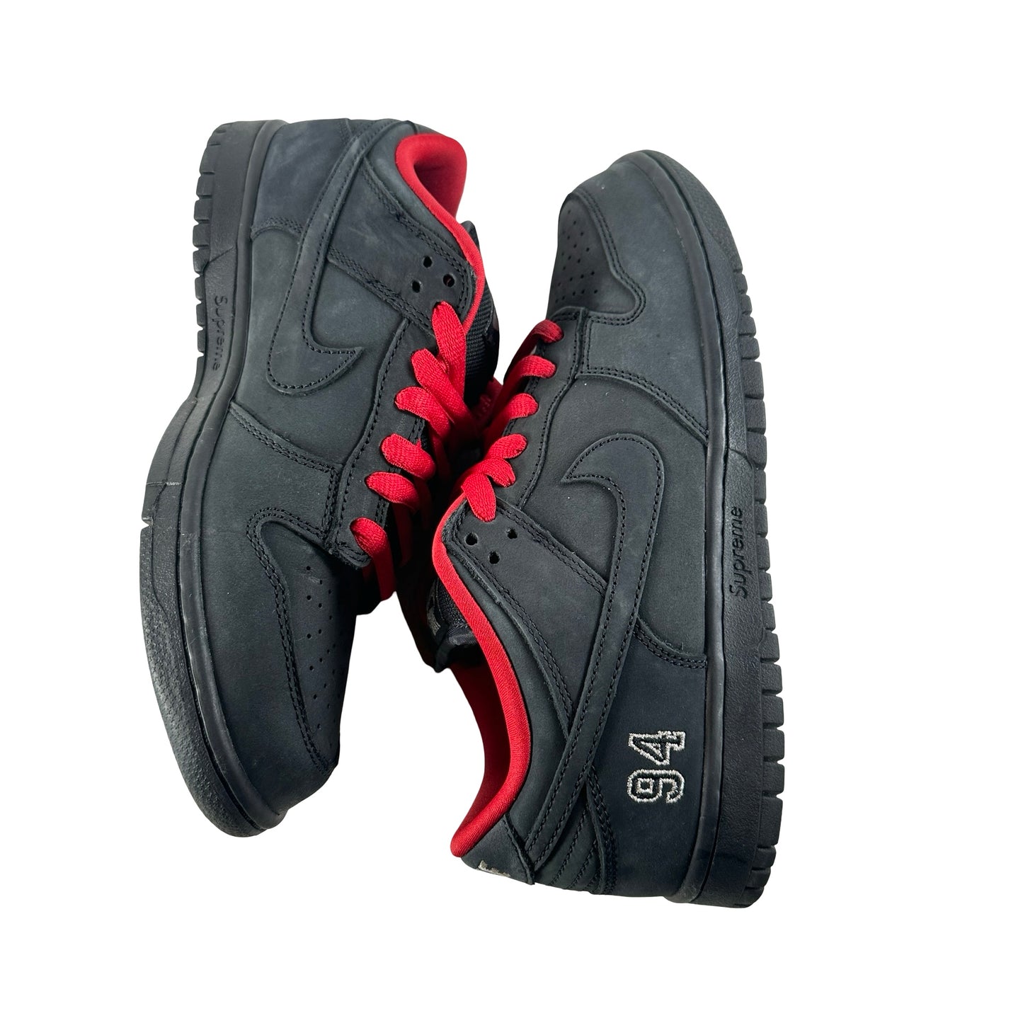 HQ8487 001 Nike SB Dunk Low Supreme 94 Black [USED] - 8 M (Used)
