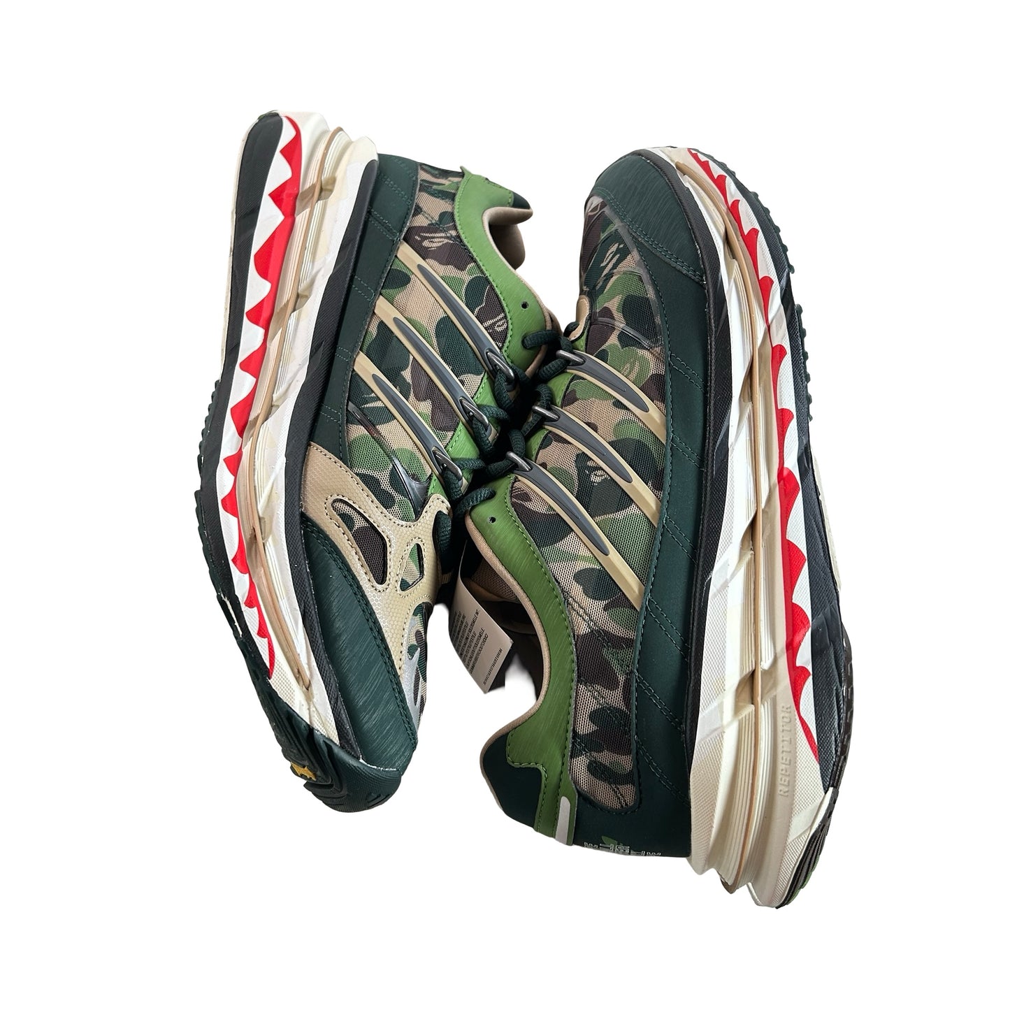 KJ8850 adidas Adistar HRMY BAPE Green Camo [USED] - 11 M (Used)