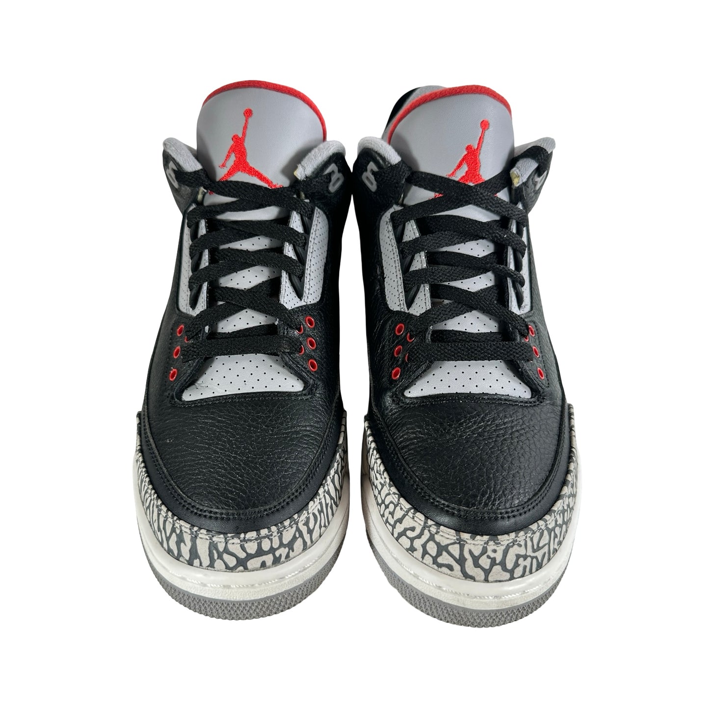 854262 001 Jordan 3 Black Cement 2018 [USED] - 9 M (Used) (No Box2)