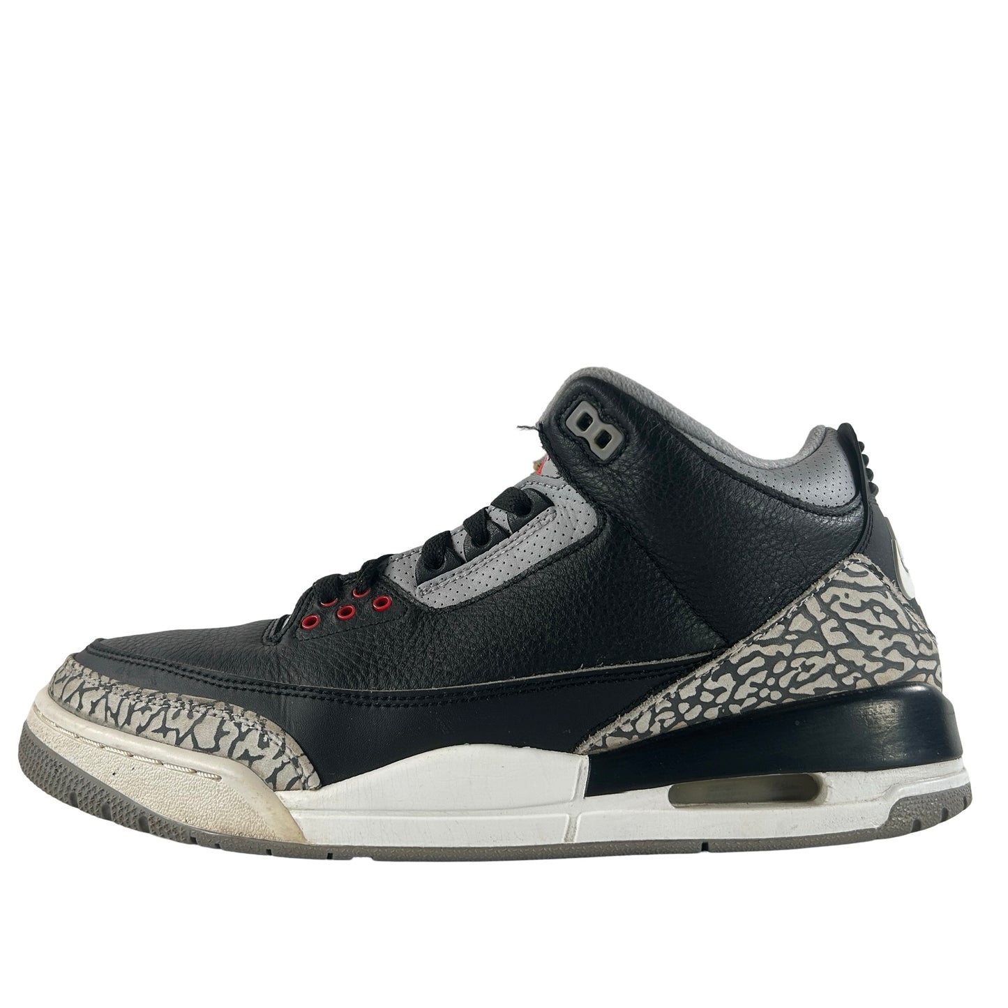 854262 001 Jordan 3 Retro Black Cement (2018) [USED] - 11.5 M (Used4) (No Insoles)