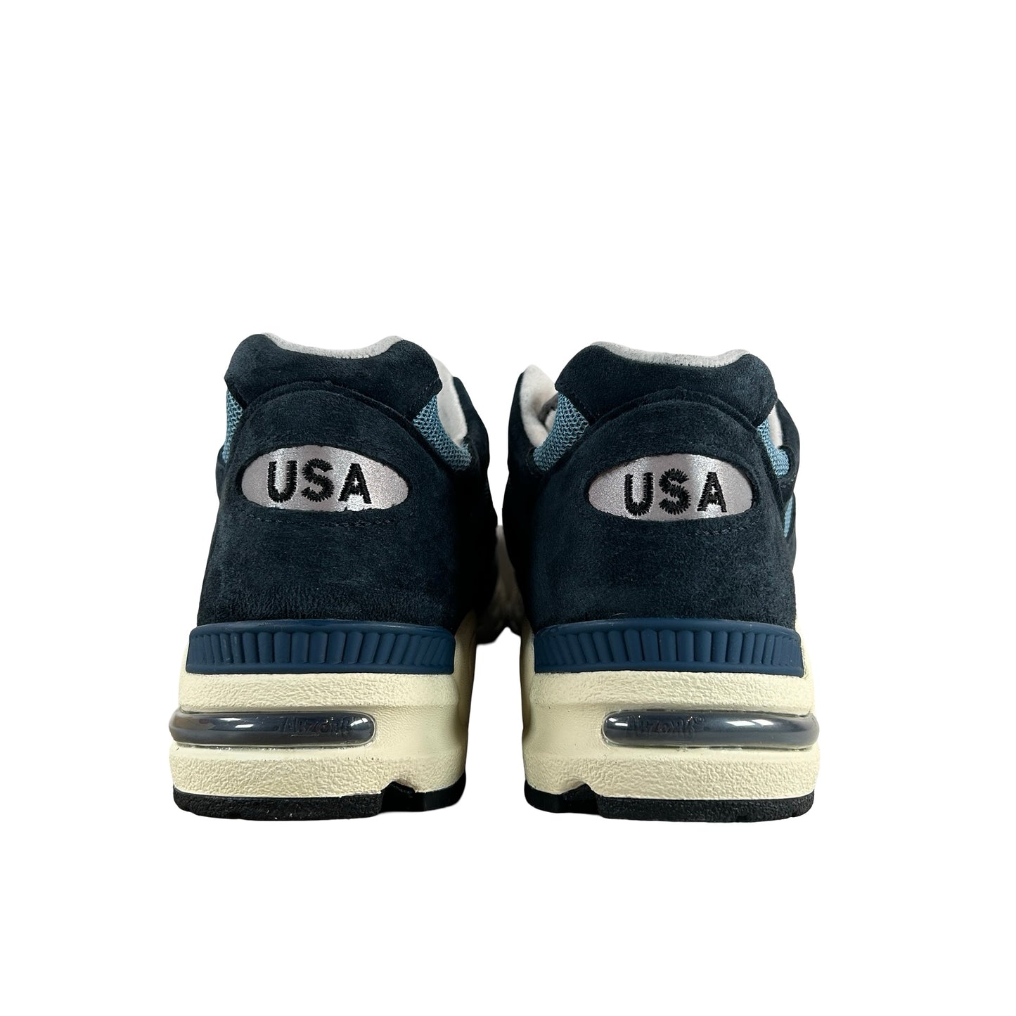 M990TB2 New Balance 990v2 MiUSA Teddy Santis Navy Castlerock [USED] - 11 M (Used)