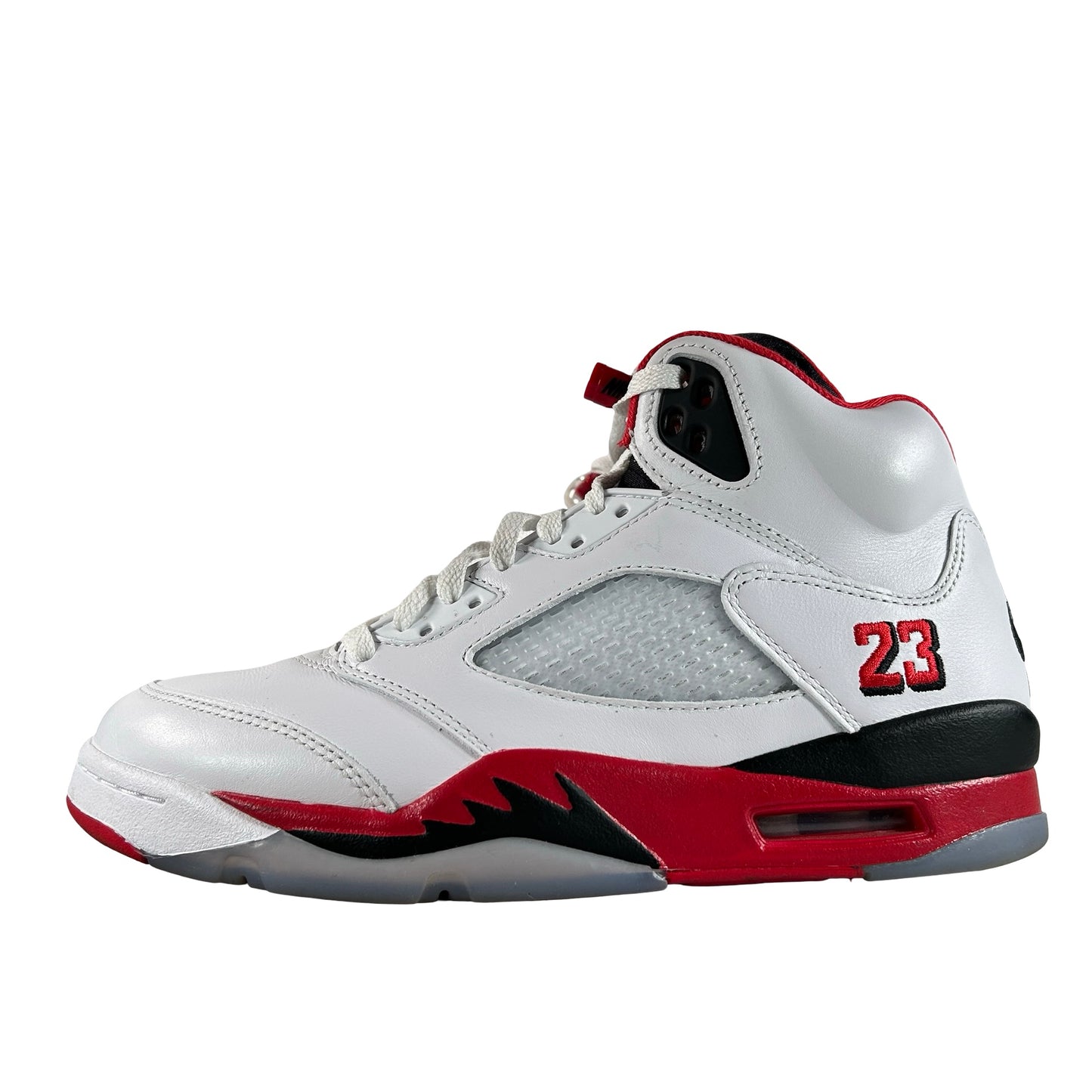 HQ7978 101 Jordan 5 Retro Fire Red Black Tongue (2025) [USED] - 8 M (Used2)