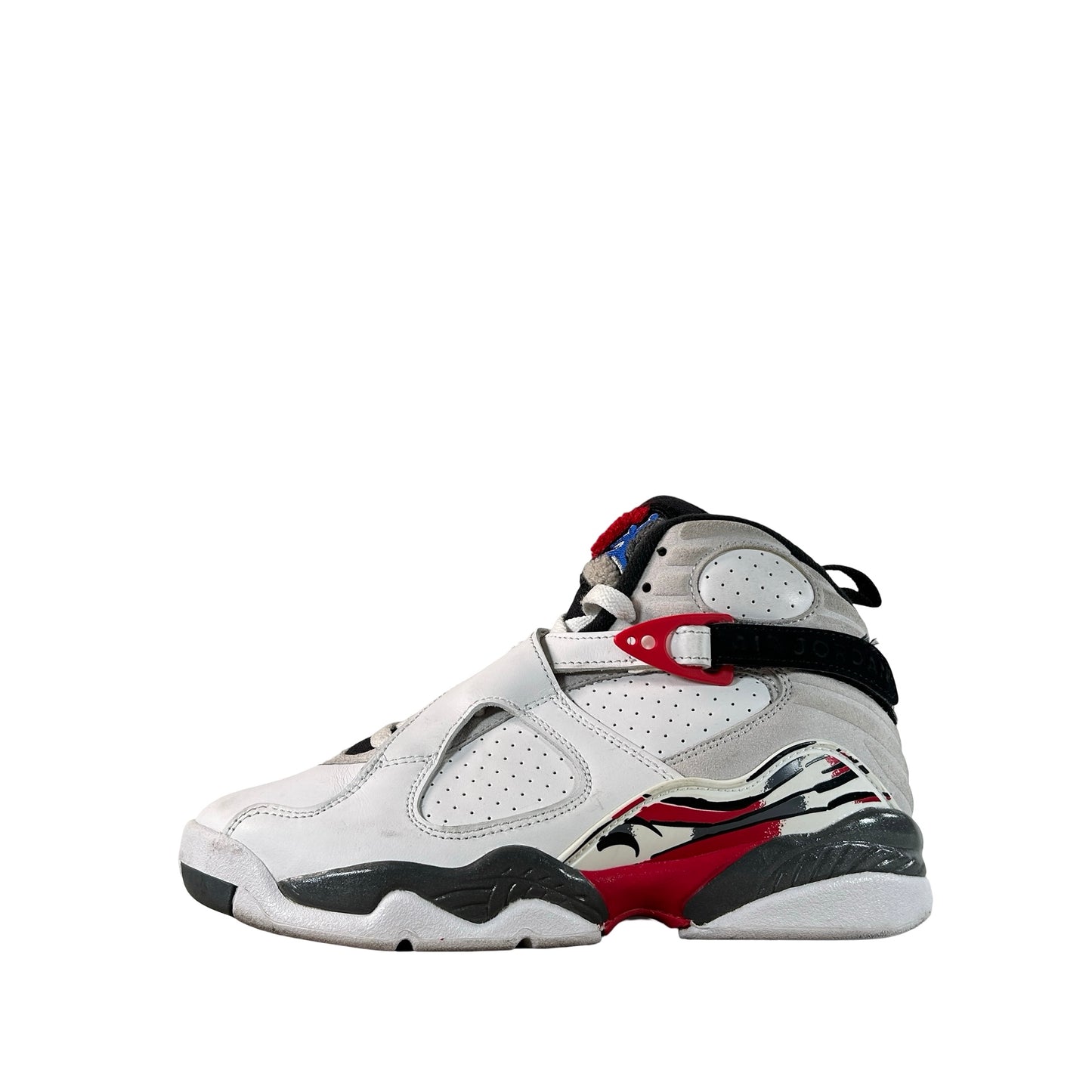 305368 100 Jordan 8 Retro White True Red (2025) (GS) [USED] - 4.5 Y (Used)