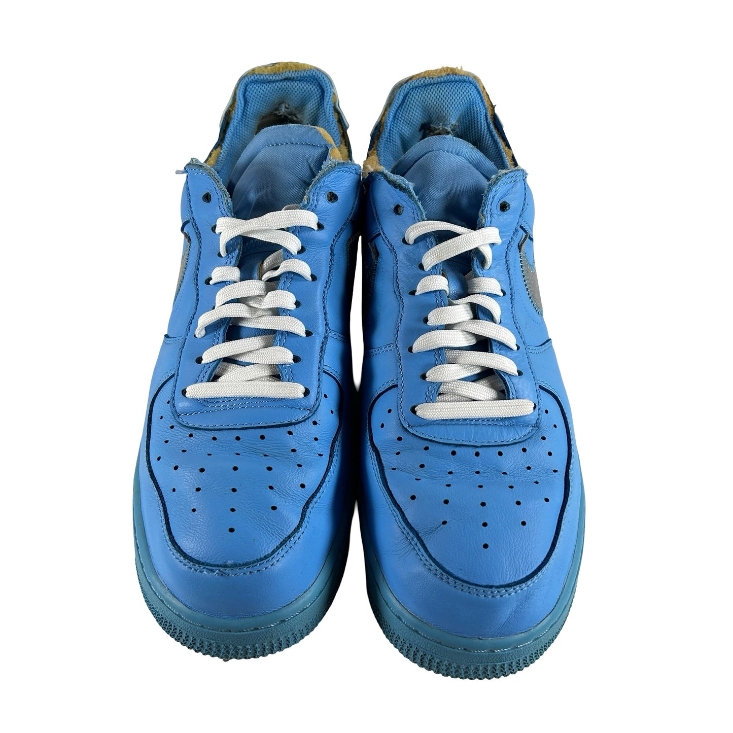 CI1173 400 Off White Nike Air Force 1 Low '07 MCA University Blue [USED] - 11 M (Used) (No Box)
