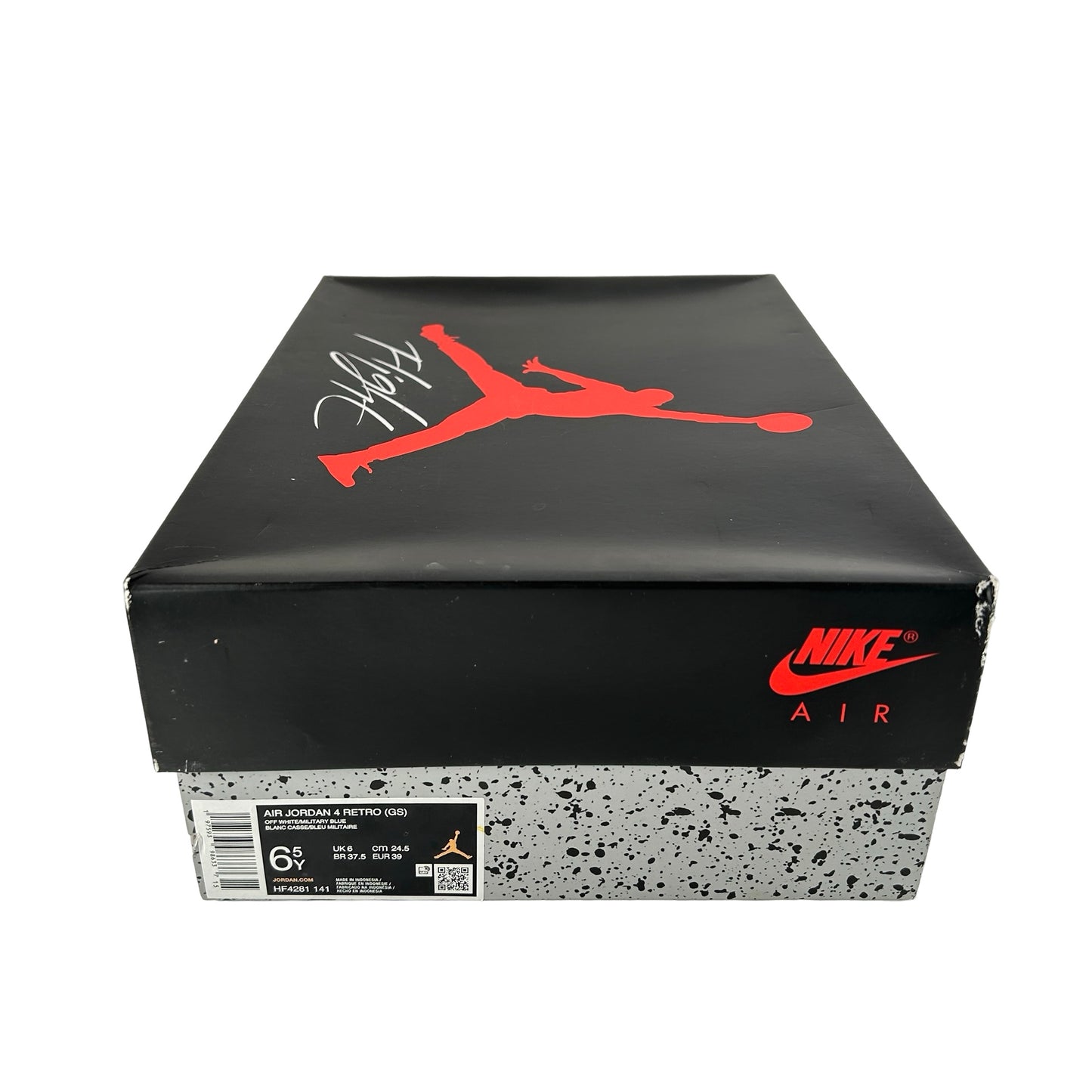 HF4281 141 Jordan 4 Retro Military Blue (2024) (GS) [USED] - 6.5 Y (Used)