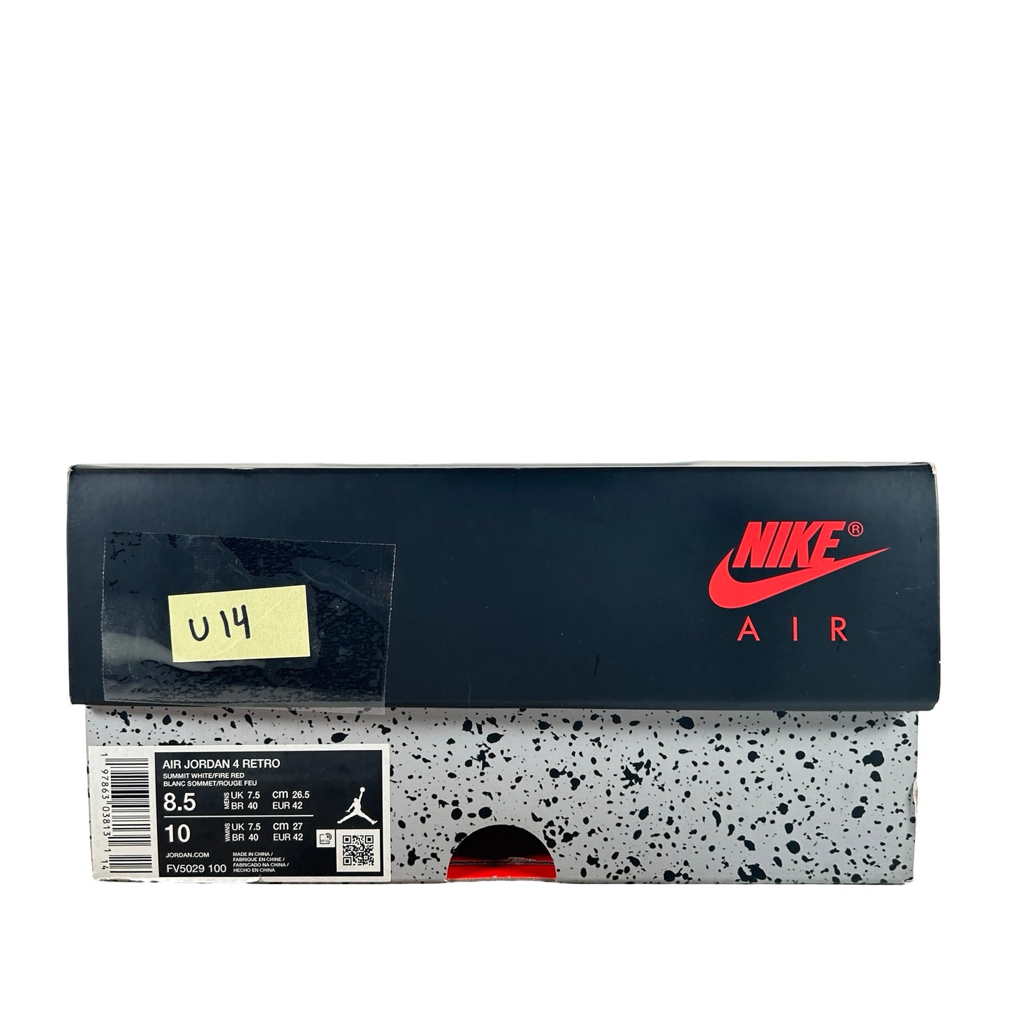 FV5029 100 Jordan 4 Retro White Cement (2025) [USED] - 8.5 M (Used14)