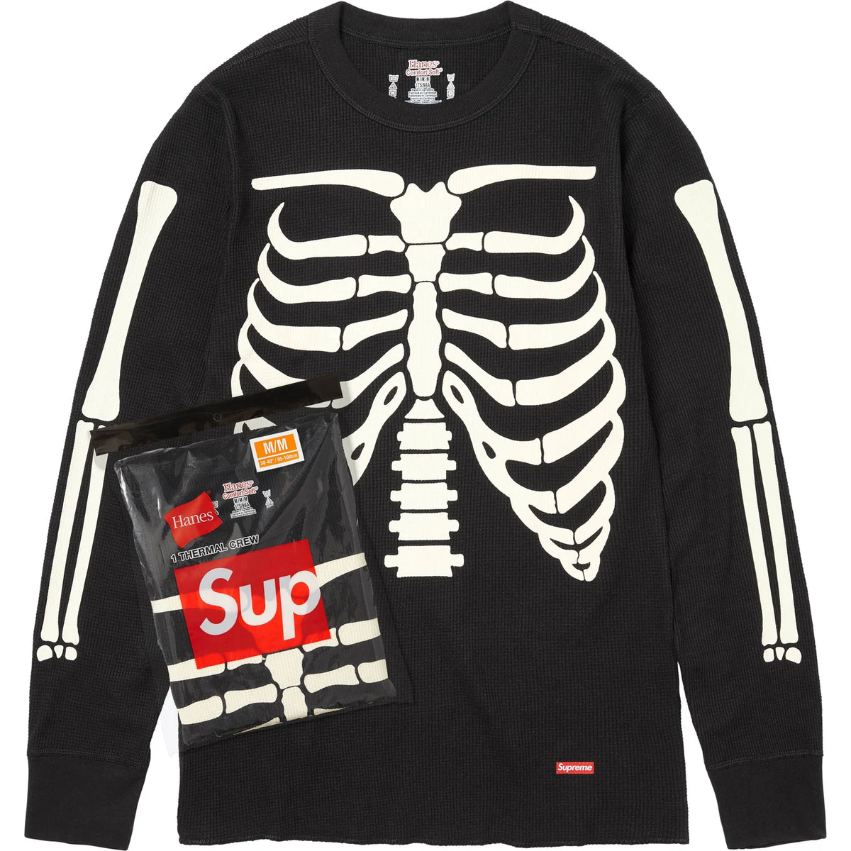Supreme Hanes Bones Thermal Crew FW26 (1 Pack)