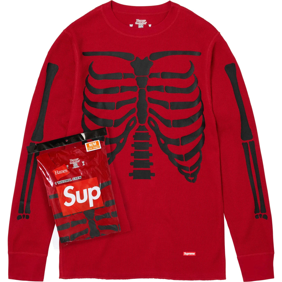 Supreme Hanes Bones Thermal Crew FW26 (1 Pack)