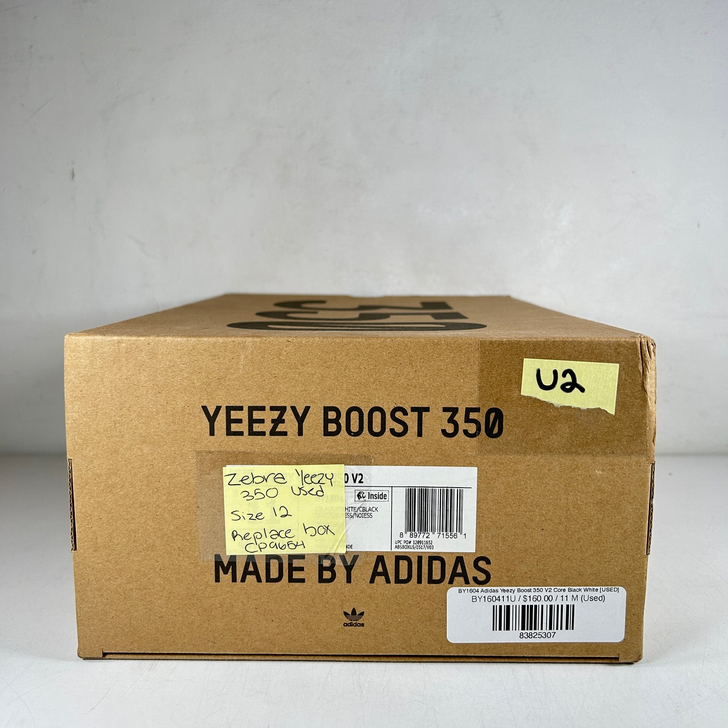 CP9654 Yeezy 350 V2 Zebra [USED] - 12 M (Used2) (Replace Box)