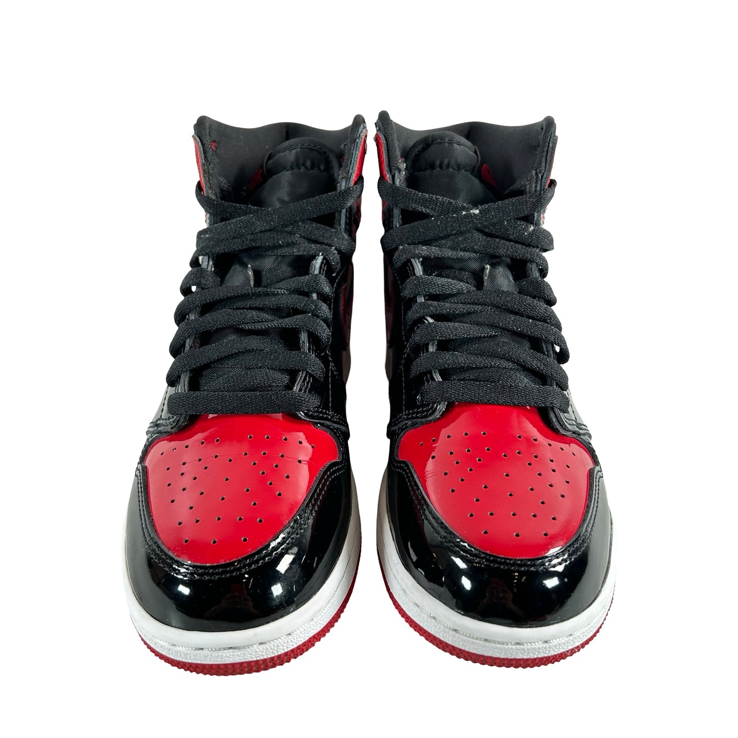 575441 063 Jordan 1 Retro High OG Patent Bred (GS) [USED] - 5 Y (Used4)