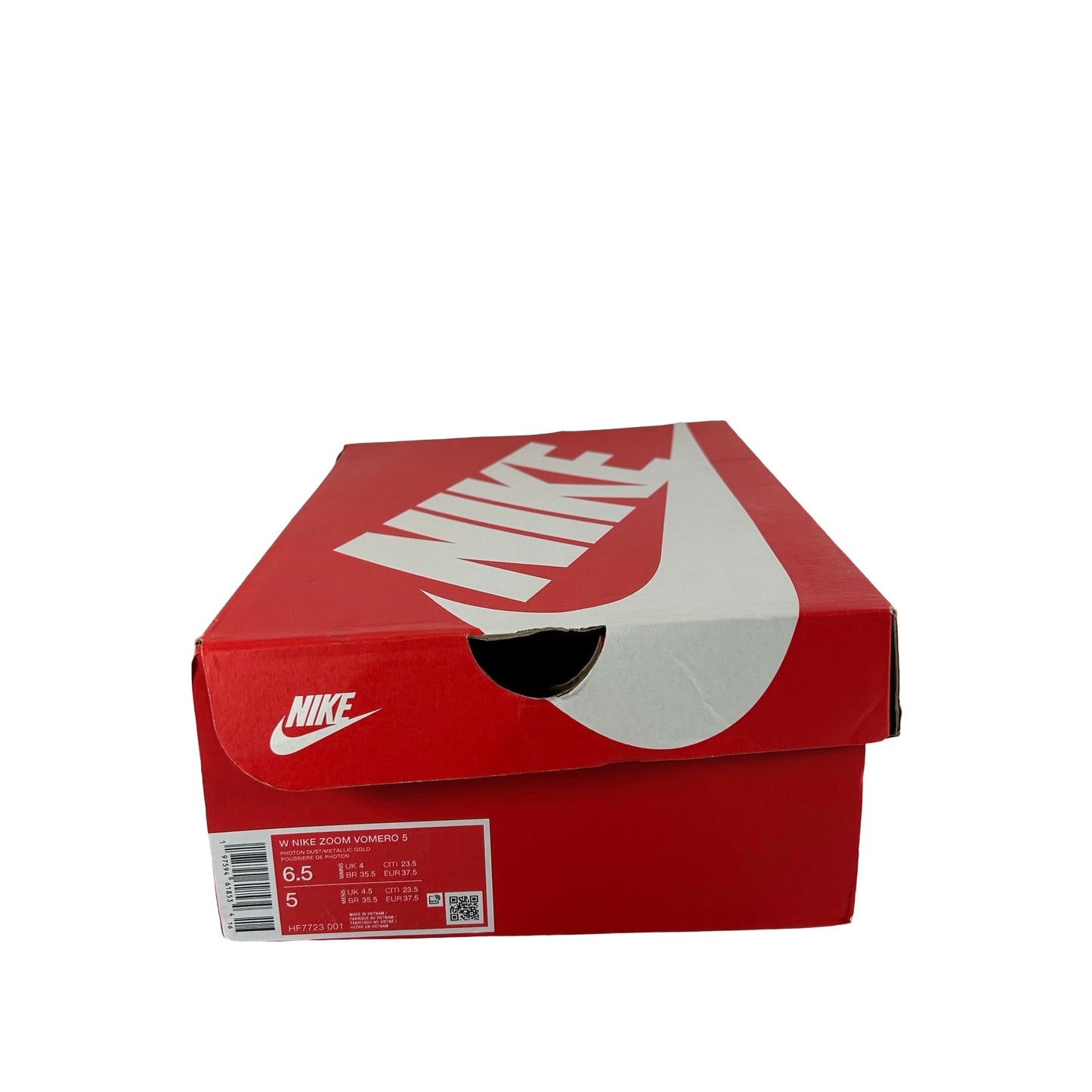 HF7723 001 Nike Zoom Vomero 5 Metallic Gold (Women's) [USED] - 6.5 W (Used)