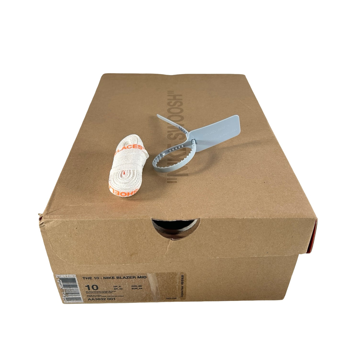 AA3832 001 Nike Blazer Off-White Black [USED] - 10 M (Used)