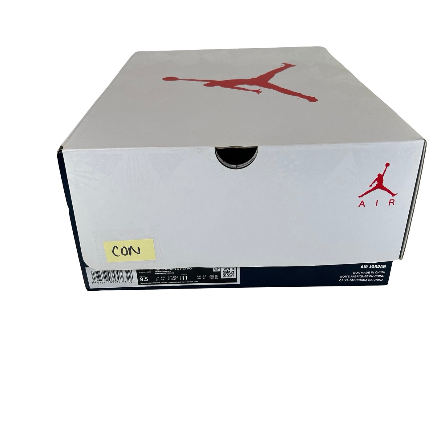 CT8529 164 Jordan 6 Retro Olympic (2024) [CONDITIONAL] - 9.5 M (Yellowing)