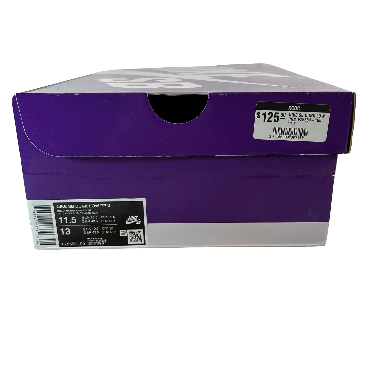 FZ5654 100 Nike SB Dunk Low City Of Love Light Bone [USED] - 11.5 M (Used)