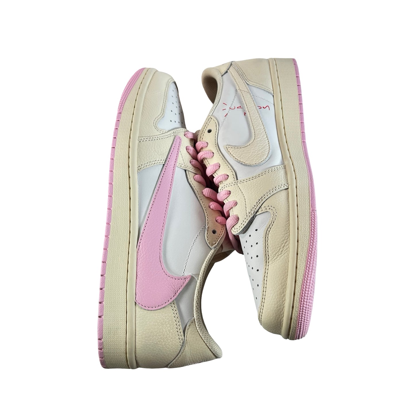 IQ7604 100 Jordan 1 Retro Low OG SP Travis Scott Shy Pink [USED] - 10 M (Used)