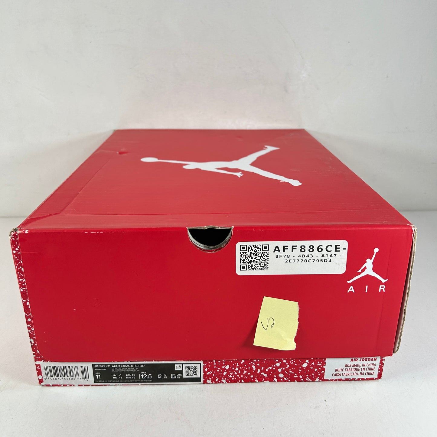 CT8529 162 Jordan 6 Retro Red Oreo [USED] - 11 M (Used2)