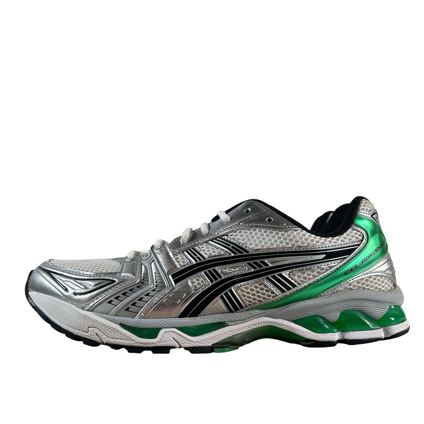 1201A019 110 ASICS Gel-Kayano 14 White Malachite Green [USED] - 11 M (Used)