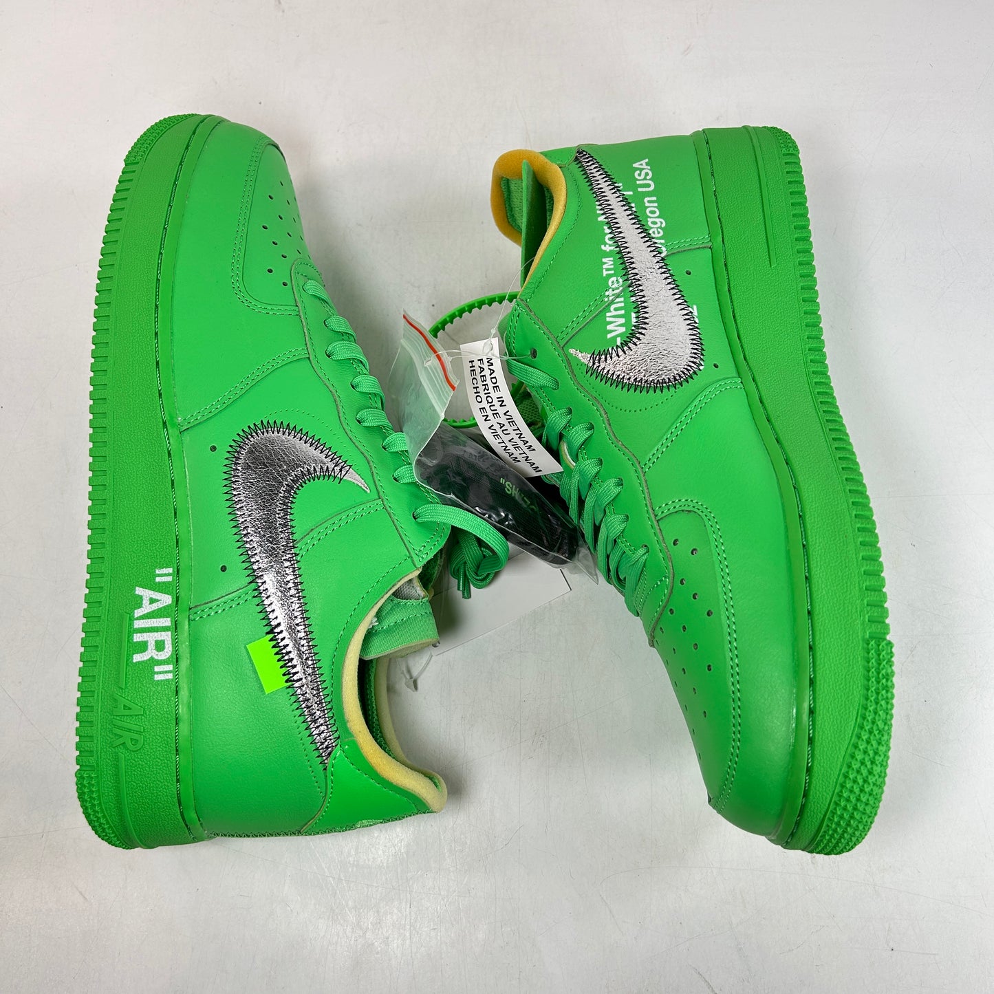 DX1419 300 Nike Air Force 1 Low Off-White Brooklyn [CONDITIONAL] - 10 M (Yellowing)