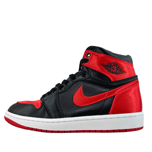 FD4810 061 Jordan 1 Retro High OG Satin Bred [USED] - 8 W (Used)