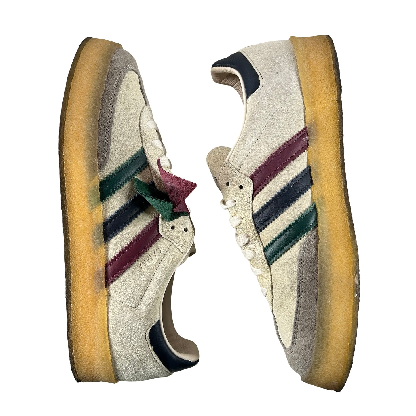 IE4032 Adidas Clarks 8th Street Samba By Ronnie Fieg Kithmas White Multi [USED] - 12 M (Used)