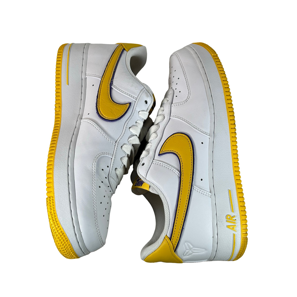 FZ1151 100 Nike Air Force 1 Low Retro QS Kobe Bryant Lakers Home [USED] - 9.5 M (Used3)