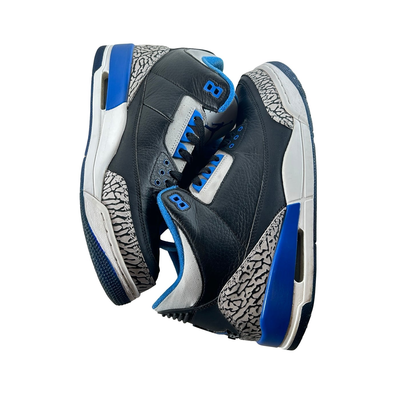 136064 007 Jordan 3 Retro Sport Blue [USED] - 10.5 M (Used2) (Replace Box2)