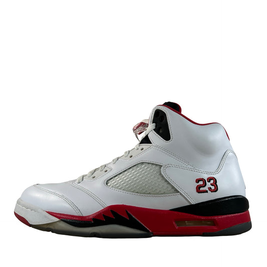 136027 120 Jordan 5 Retro Fire Red Black Tongue (2013) [USED] - 11.5 M (Used)