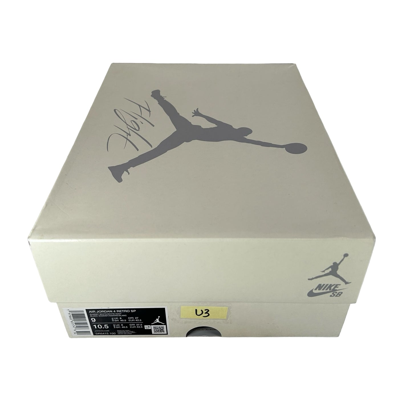 DR5415 100 Jordan 4 Retro SB Navy [USED] - 9 M (Used3)