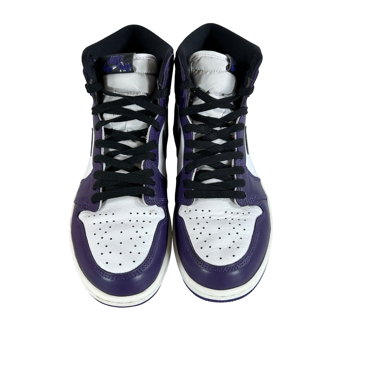 555088 500 Jordan 1 Court Purple [USED] - 10 M (Used) (Replace Box)