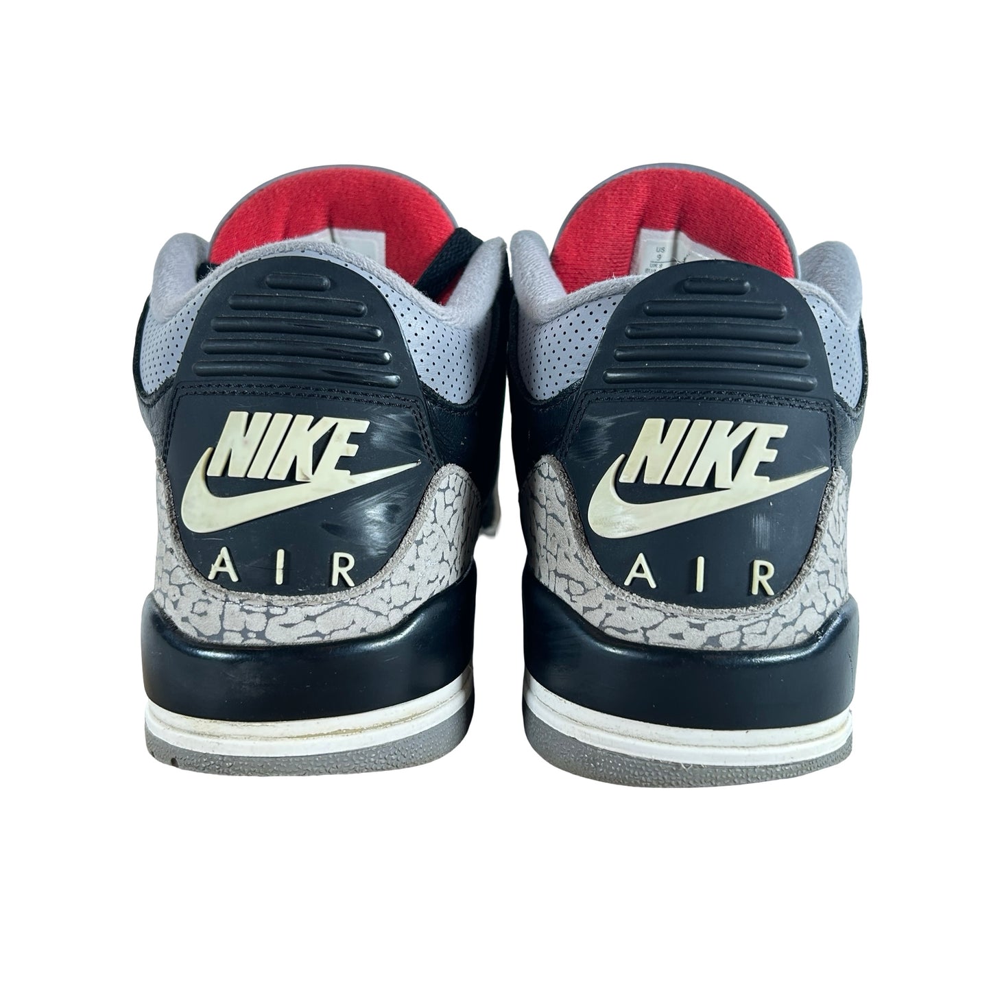 DN3707 010 Jordan 3 Retro Black Cement Reimagined (2024) [USED] - 9 M (Used8) (No Box8)